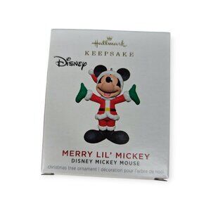 2021 Hallmark Keepsake Miniature Ornament Merry Lil' Mickey Disney Mickey Mouse